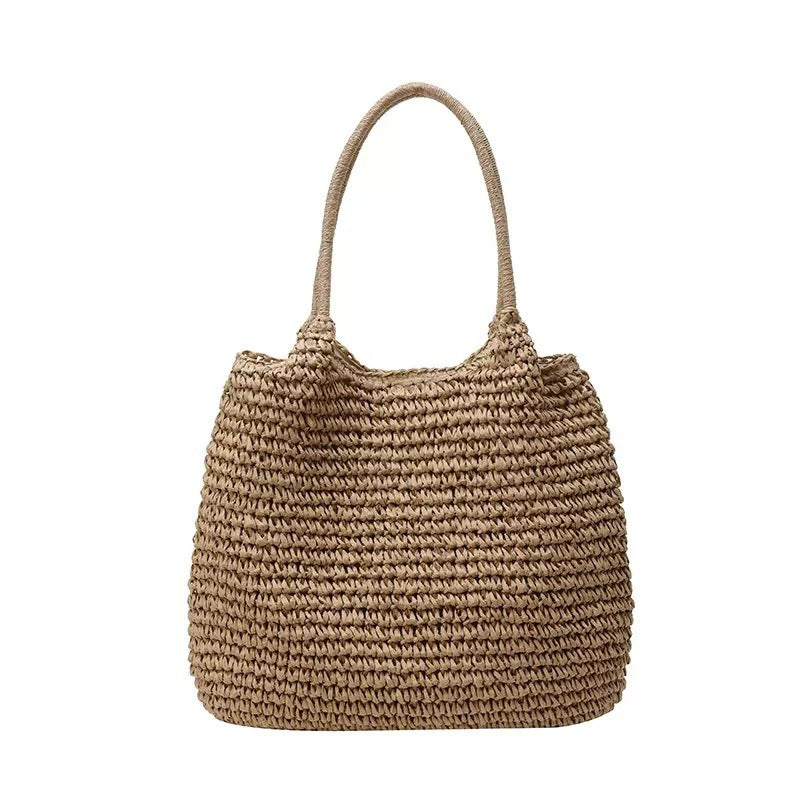 Handbag Made of Handwoven Natural Material with Generous Interior Kalsten