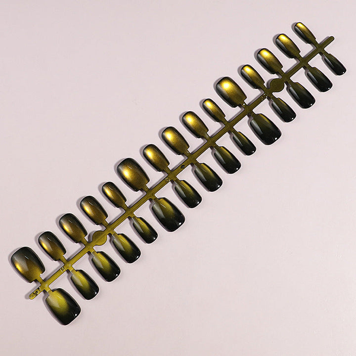 Glossy Metallic Press-On Nail Tips Kalsten