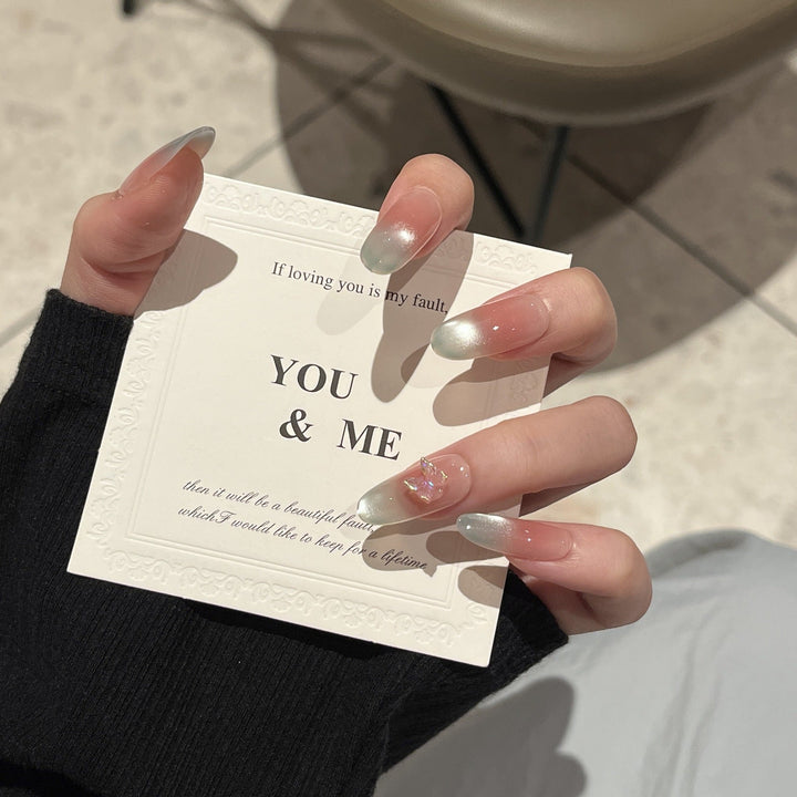 Premium Glittering Press-On Nail Extensions Kalsten