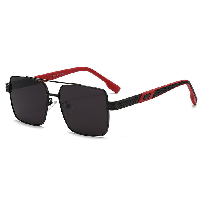Women's fashionable square sunglasses with stylish rubber temples Kalsten