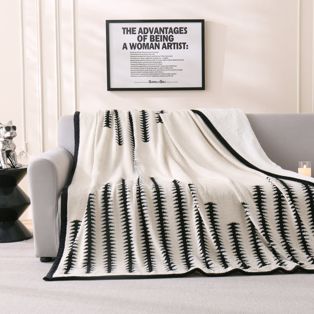 Chic Floral Pattern Throw Blanket Kalsten