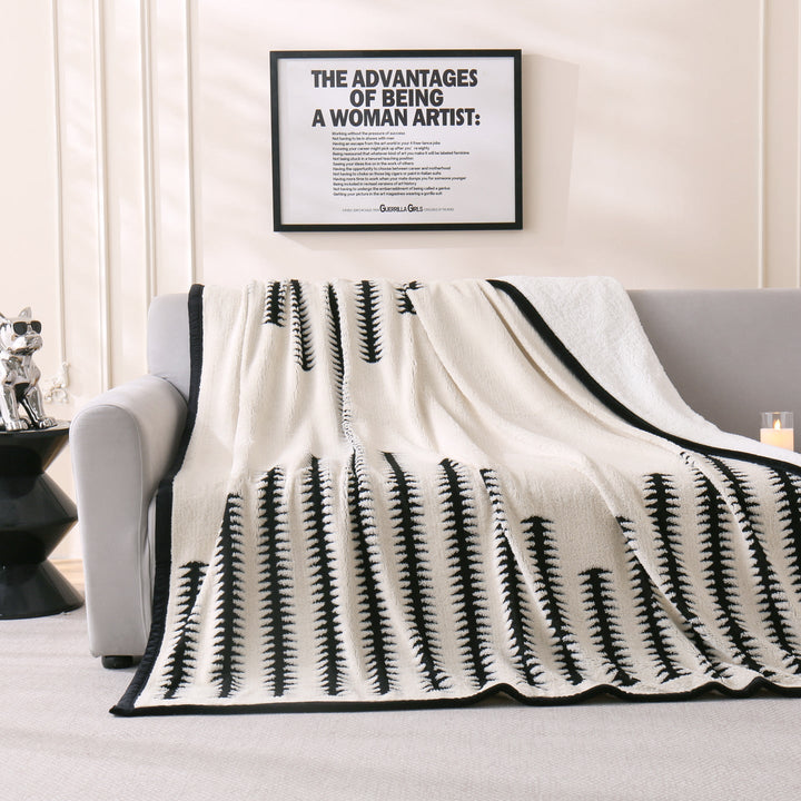 Chic Floral Pattern Throw Blanket Kalsten