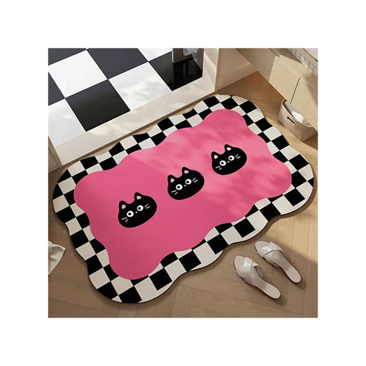 Pet-Themed Decorative Bath Mat Kalsten
