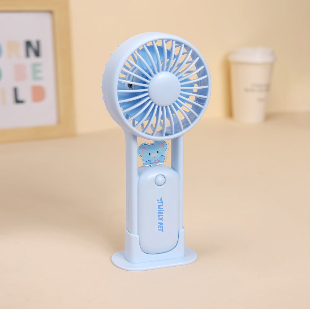 Women's Portable Animal Mini V Fan Kalsten