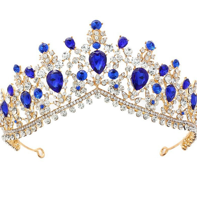 Women's Glamorous Tiara with Rhinestone and Crystal Embellishments Kalsten