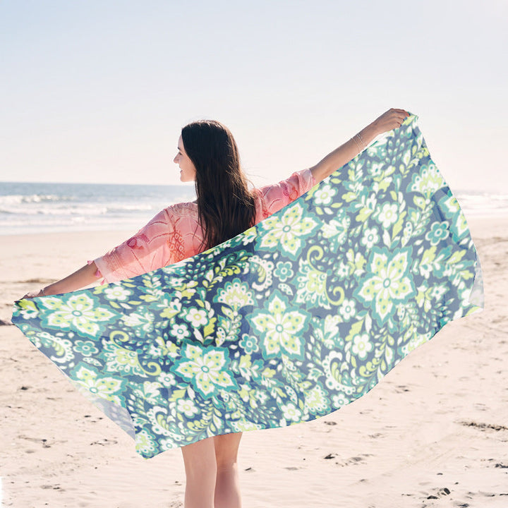 light beach towel with creative jellyfish design Kalsten