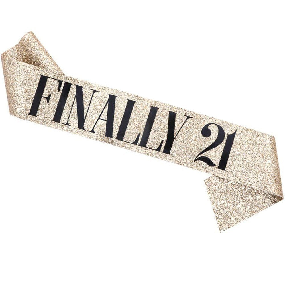 Women's Glittering Hairband with Inscription Kalsten