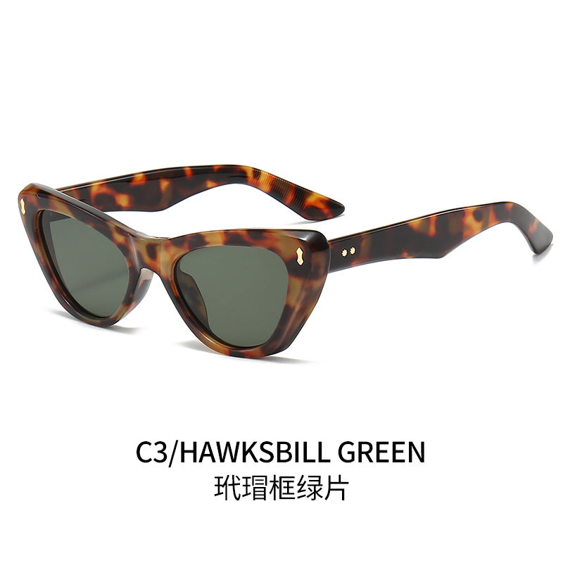 Ladies Cat-Eye Sunglasses with Elegant Accentuated Frame Kalsten