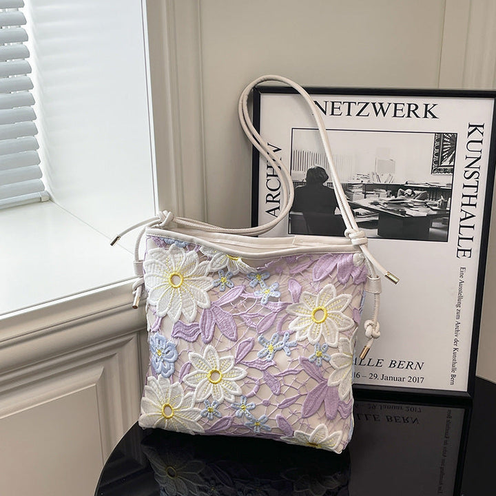 Artfully Embroidered Handbag Kalsten