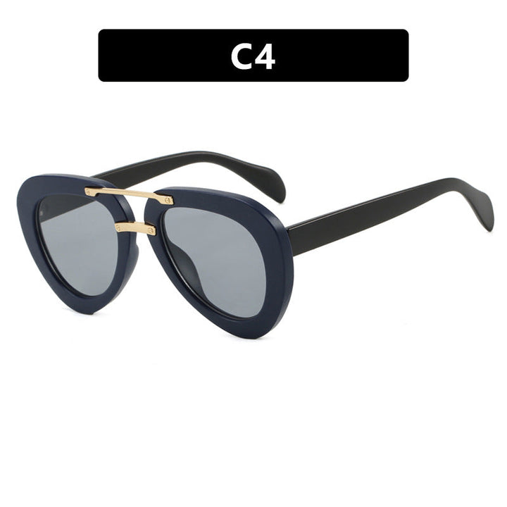 Womens extravagant sunglasses in modern heart design Kalsten