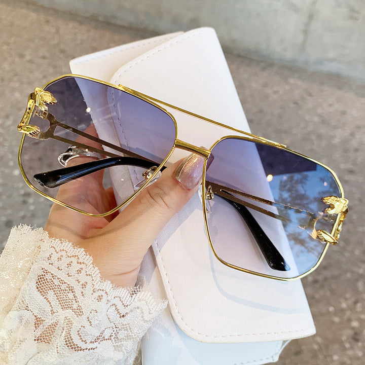 Ladies square sunglasses with luxurious metal frame Kalsten