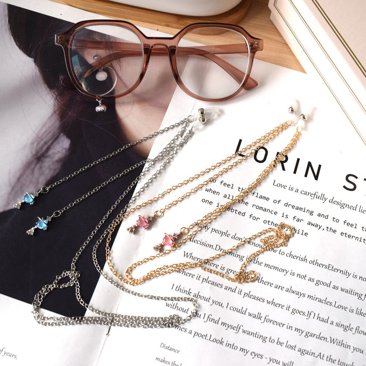 Elegant Dual-Tone Eyewear Chain Kalsten