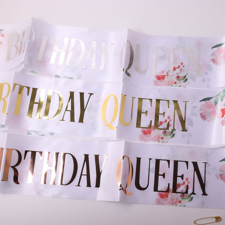 Women's Festive Crown with Elegant Sash Kalsten