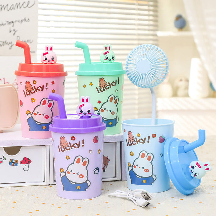 Women’s drinking cup with integrated straw and playful animal design Kalsten