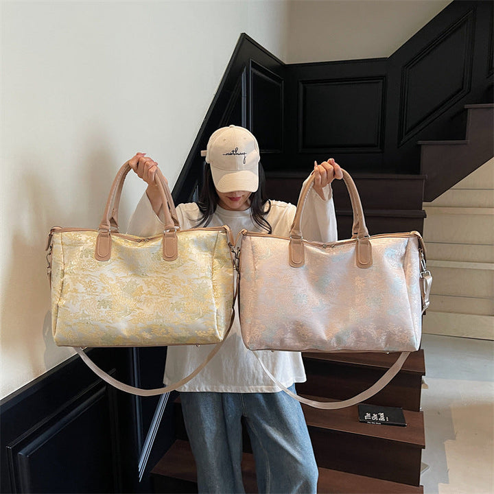 Elegant travel bag with luxurious pattern print Kalsten