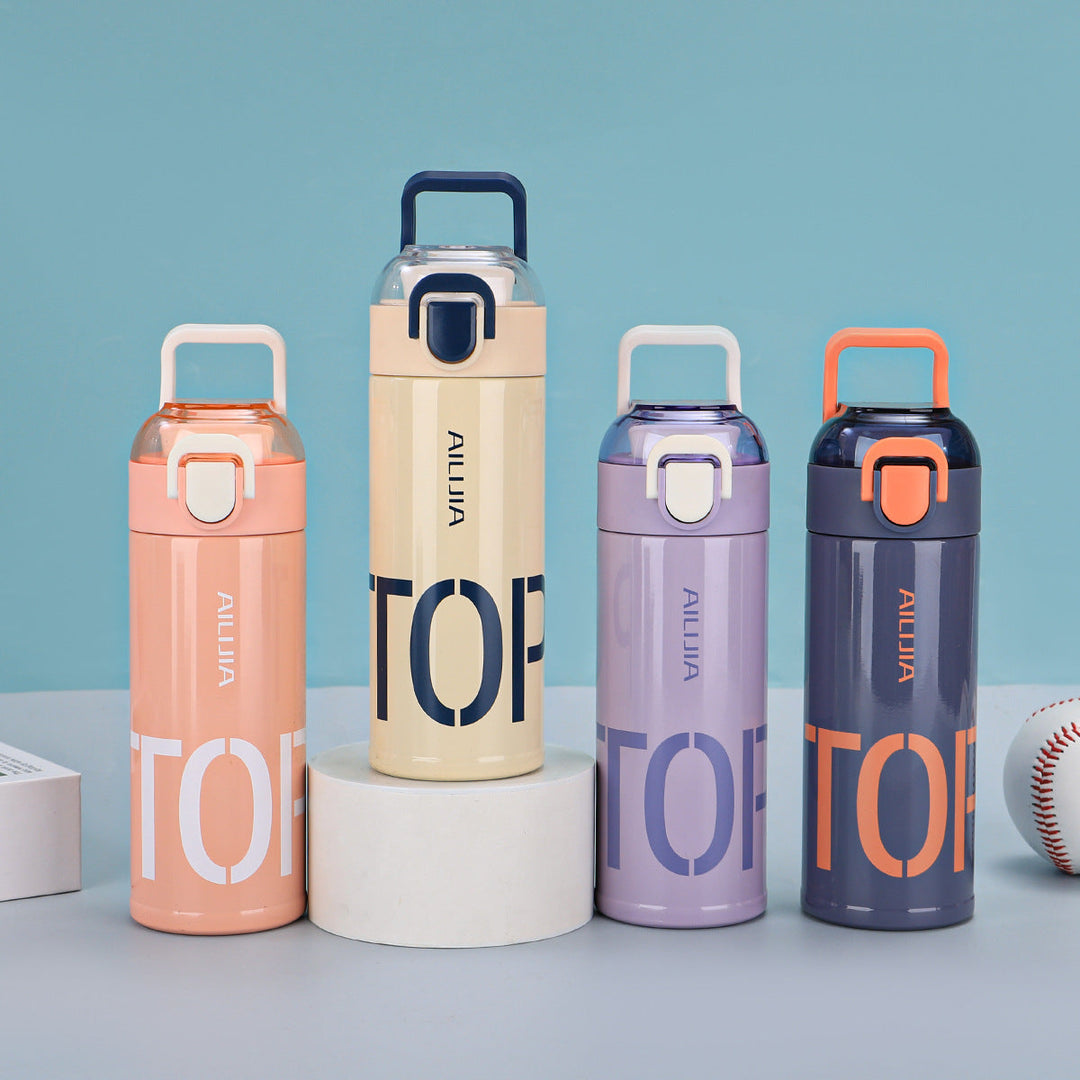 Women's Innovative Drink Bottle with Flip Top Closure Kalsten