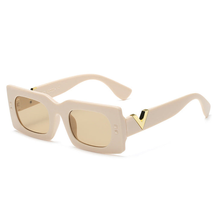 Women's oversized sunglasses with animal print Kalsten