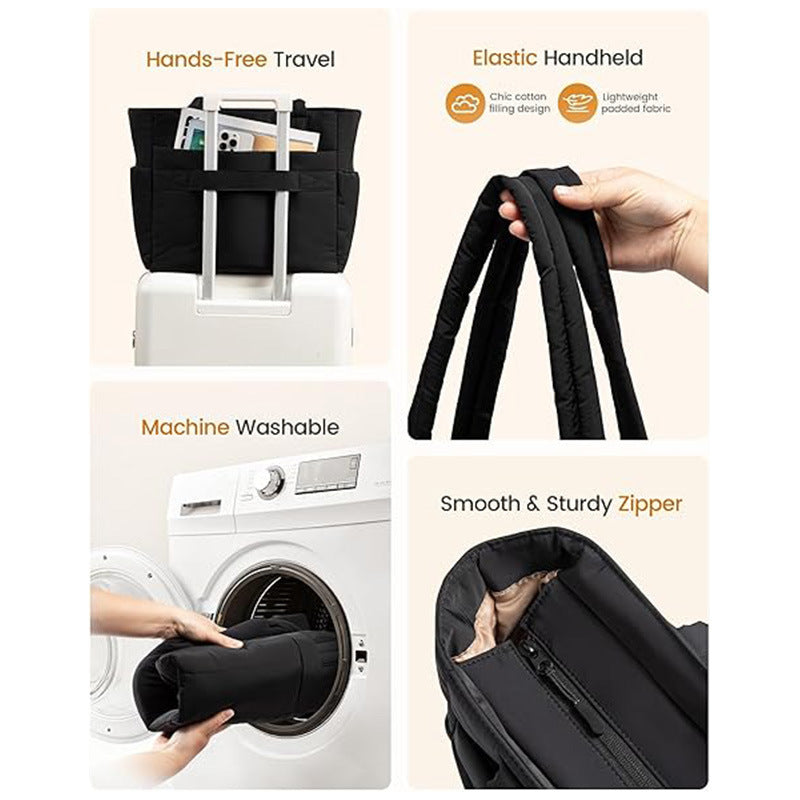 Multifunctional handbag with multiple compartments and insulating function Kalsten