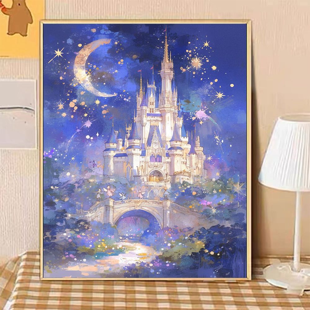 Enchanted Castle Landscape Canvas Art Kalsten
