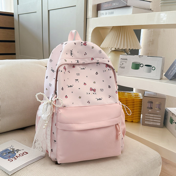 Cute Character Print Backpack Kalsten