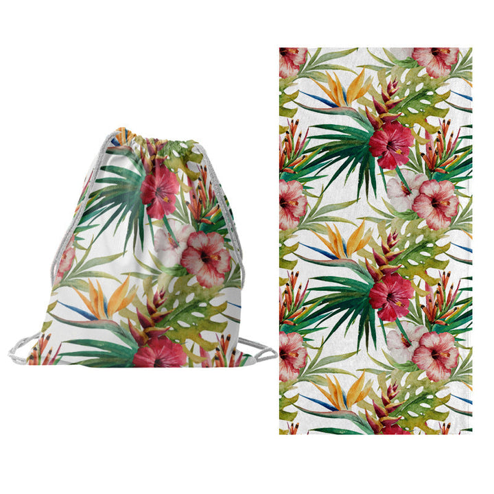 Multifunctional beach set with tote bag and towel Kalsten