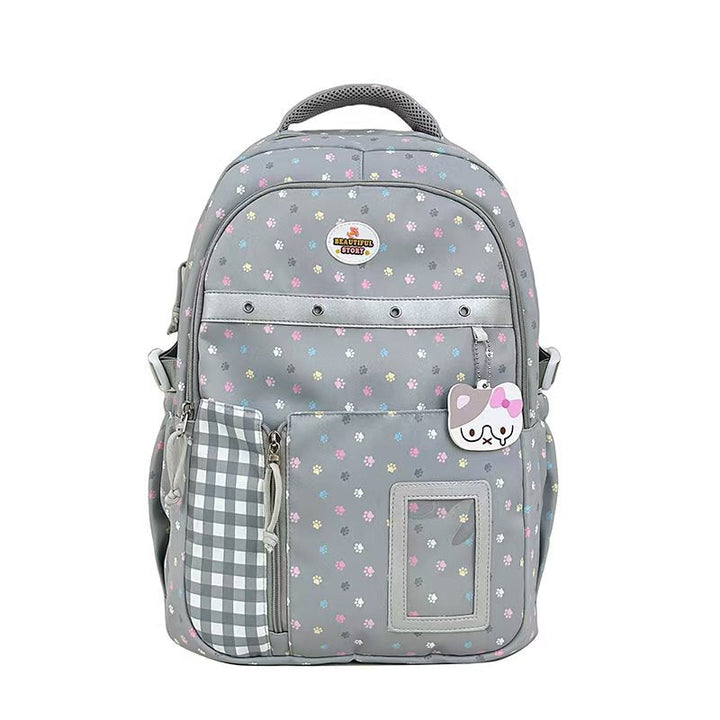 Multi-Pocket Patterned Backpack Kalsten