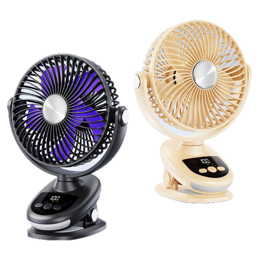 Unisex Portable Table Fan with LED Display and Touch Control Kalsten