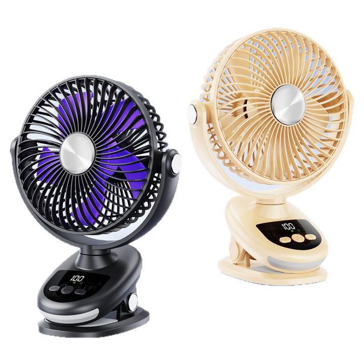 Unisex Portable Table Fan with LED Display and Touch Control Kalsten