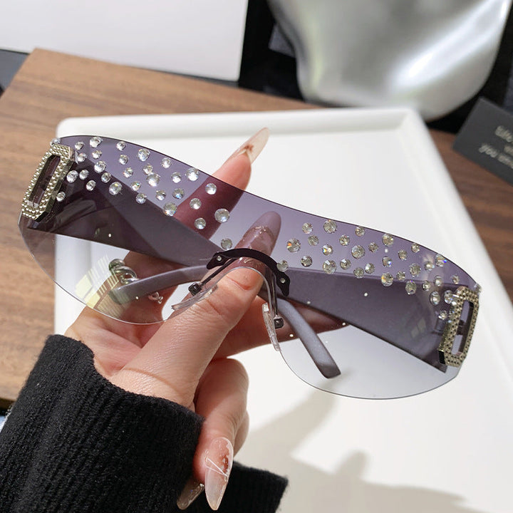 Women's Glamorous Sunglasses with Glitter Accents Kalsten