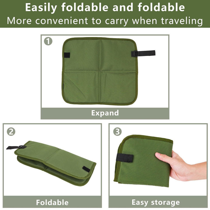 Ladies outdoor seating mat with detachable carrying strap Kalsten