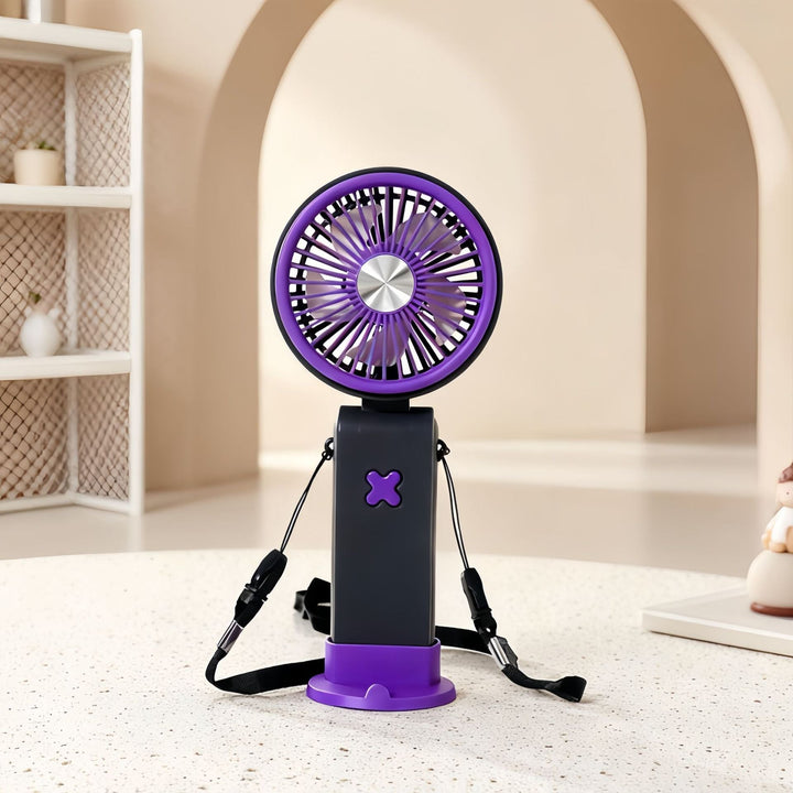 Women's Portable Hand Fan with Flexible Tilt Mechanism Kalsten