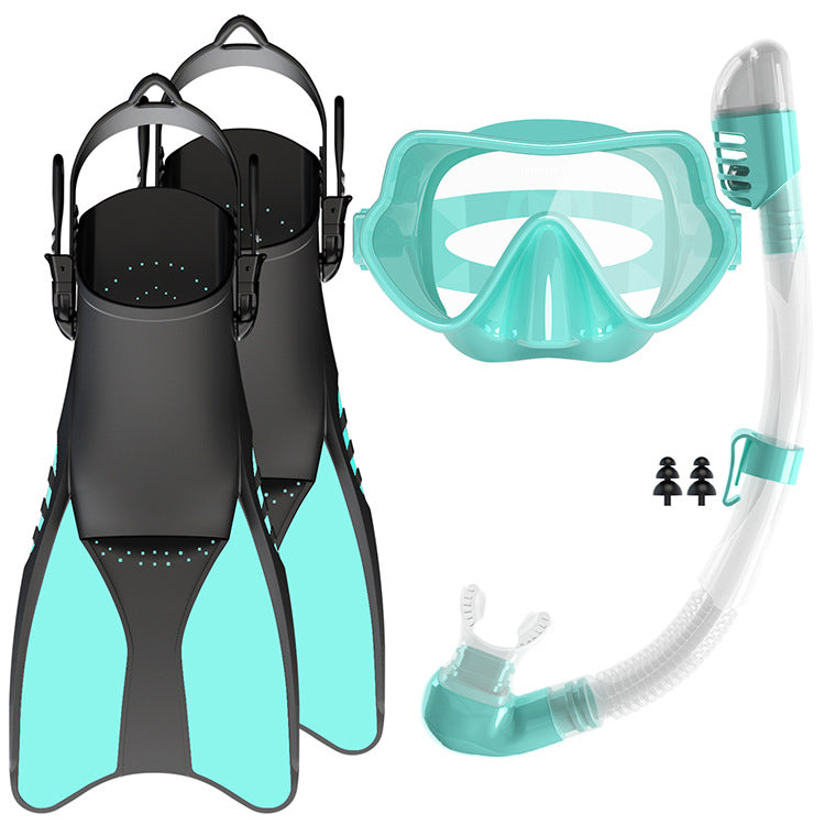 Snorkel set with high-quality fins and ergonomic diving mask Kalsten