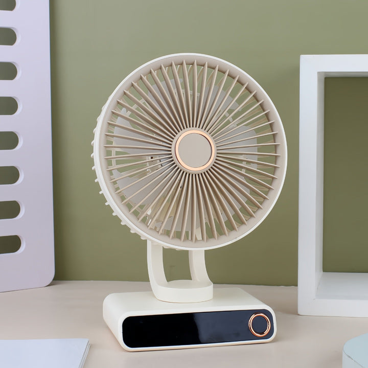 Ladies Portable Table Fan in Modern and Compact Design Kalsten