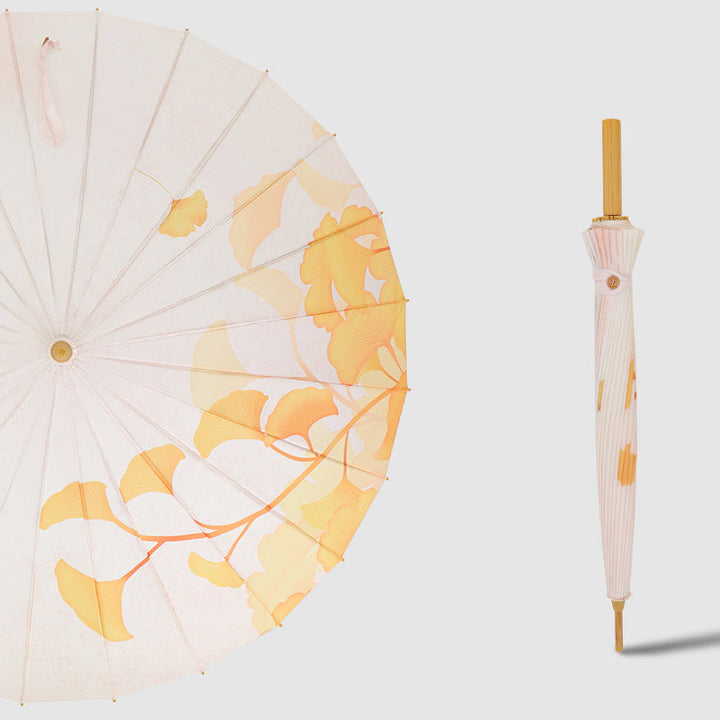 Women's Foldable Sun Shade Umbrella with Artistic Design Kalsten
