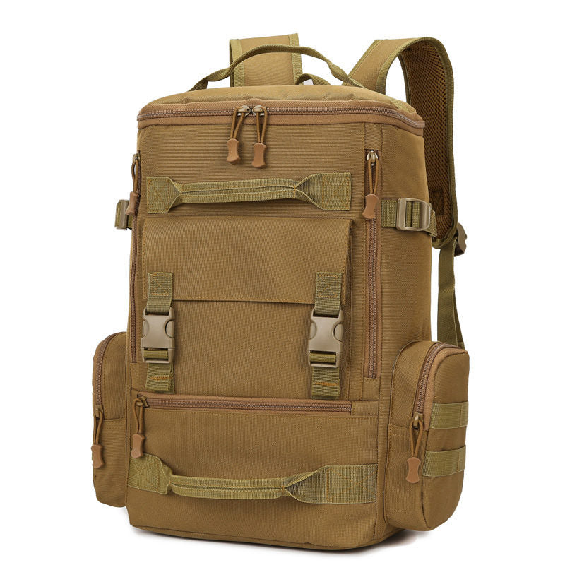 Multifunctional outdoor backpack with expandable storage and water-repellent material Kalsten