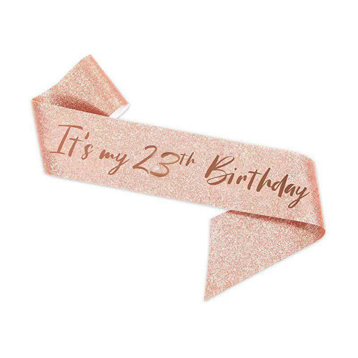 Ladies Festive 10th Birthday Decoration Ribbon Kalsten