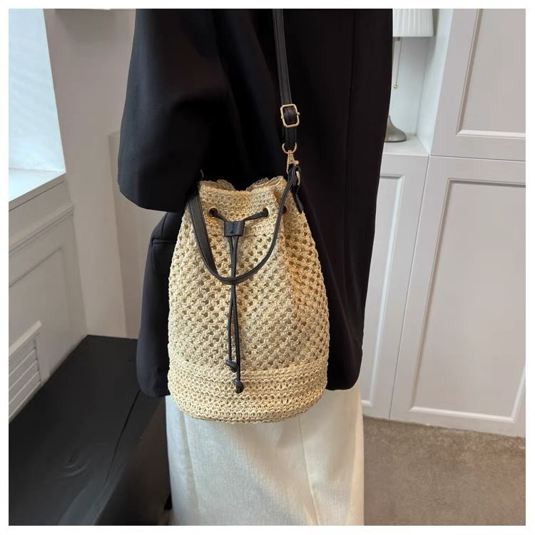 Casual Backpack Bag Made from Natural Material Kalsten