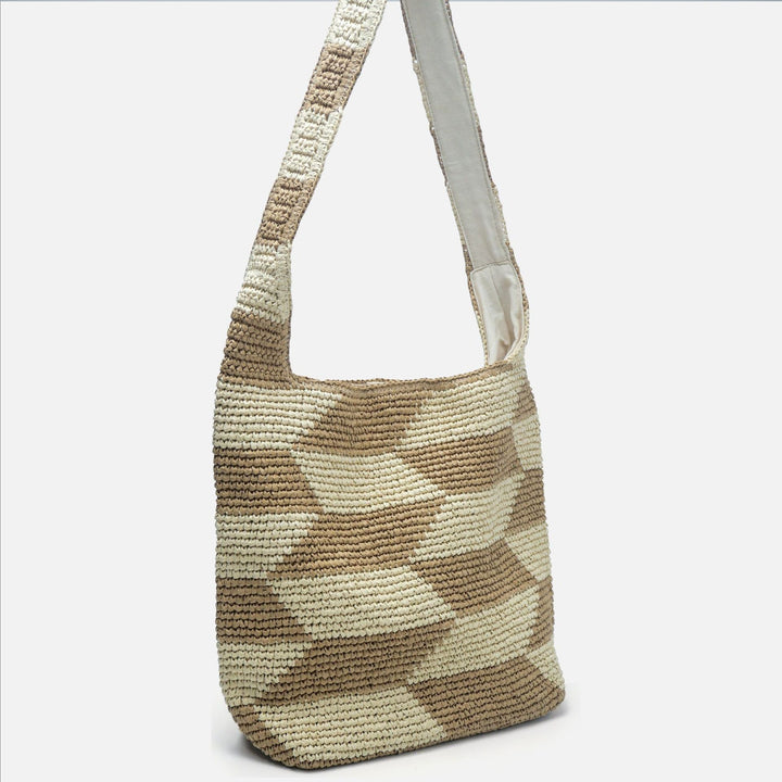 Stylish handbag made of natural weave Kalsten