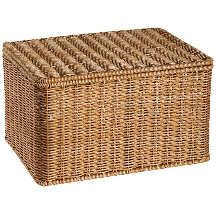 Handcrafted Rectangular Wicker Storage Box Kalsten