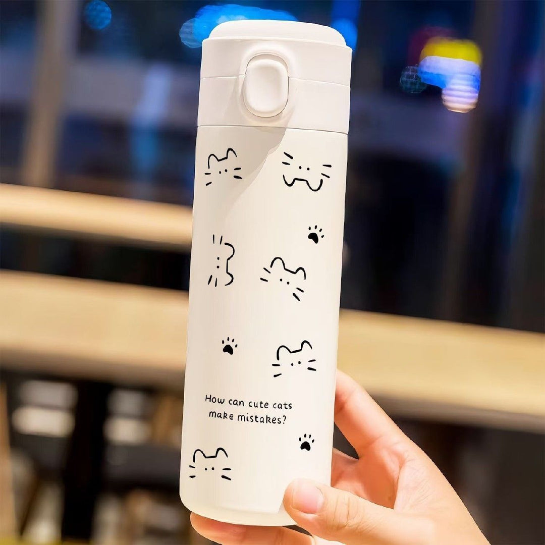 Women's Insulated Drinking Bottle with Charming Hello Kitty Design Kalsten