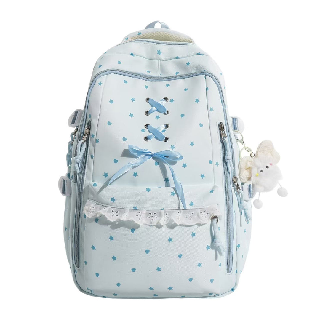 Lace-Up Detail School Backpack Kalsten