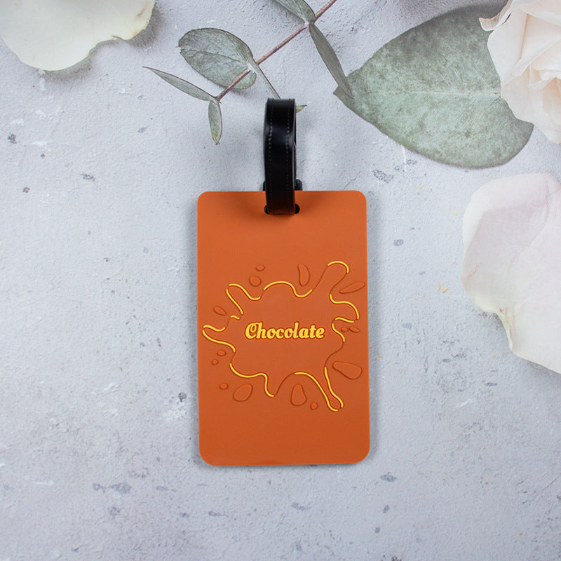 Fun Chocolate Splash Luggage Tag Kalsten