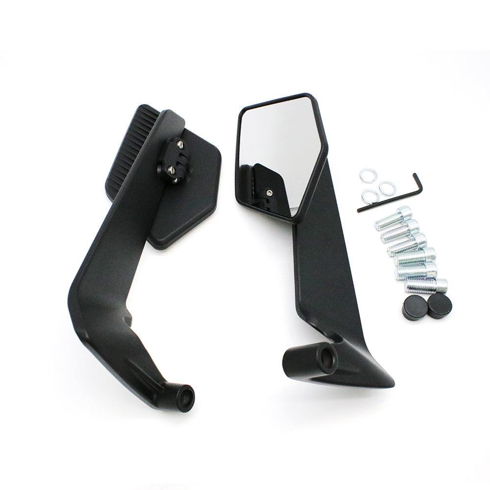 Motorcycle rearview mirror with modern, aerodynamic design Kalsten