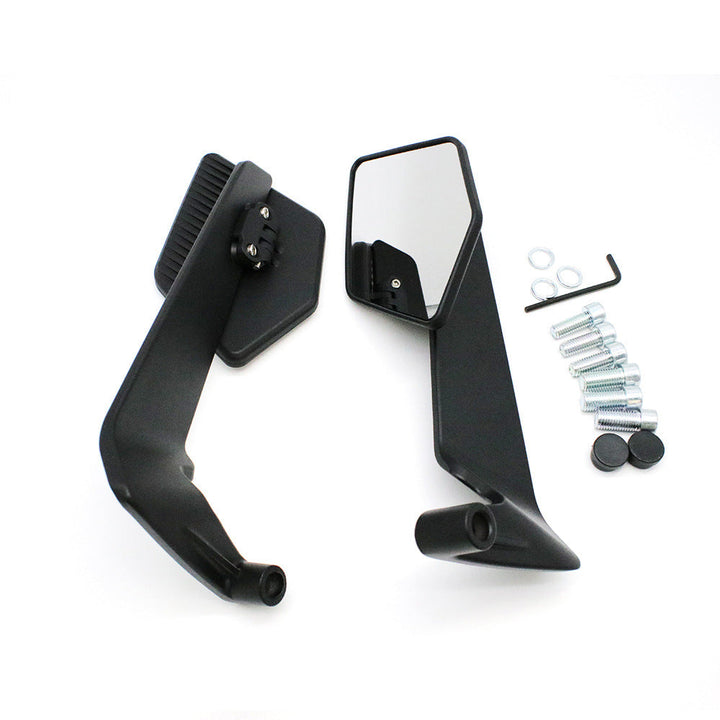Motorcycle rearview mirror with modern, aerodynamic design Kalsten