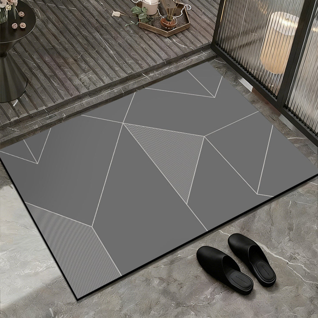 Geometric Patterned Non-Slip Bath Mat Kalsten