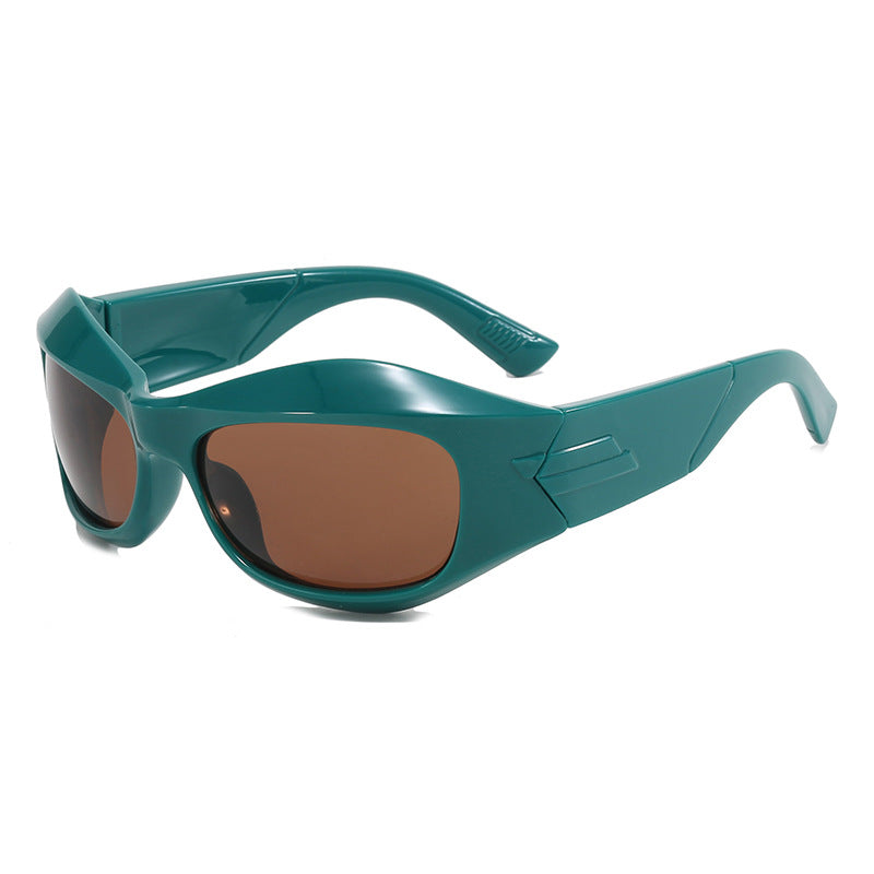 Women Retro Sunglasses in trendy Shield design Kalsten