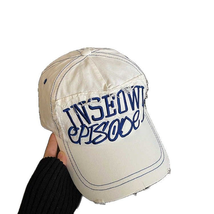 Women's Distressed Artistic Embroidered Cap Kalsten