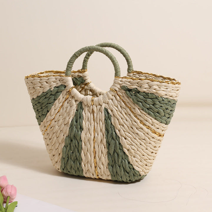 Handcrafted basket bag in modern design Kalsten