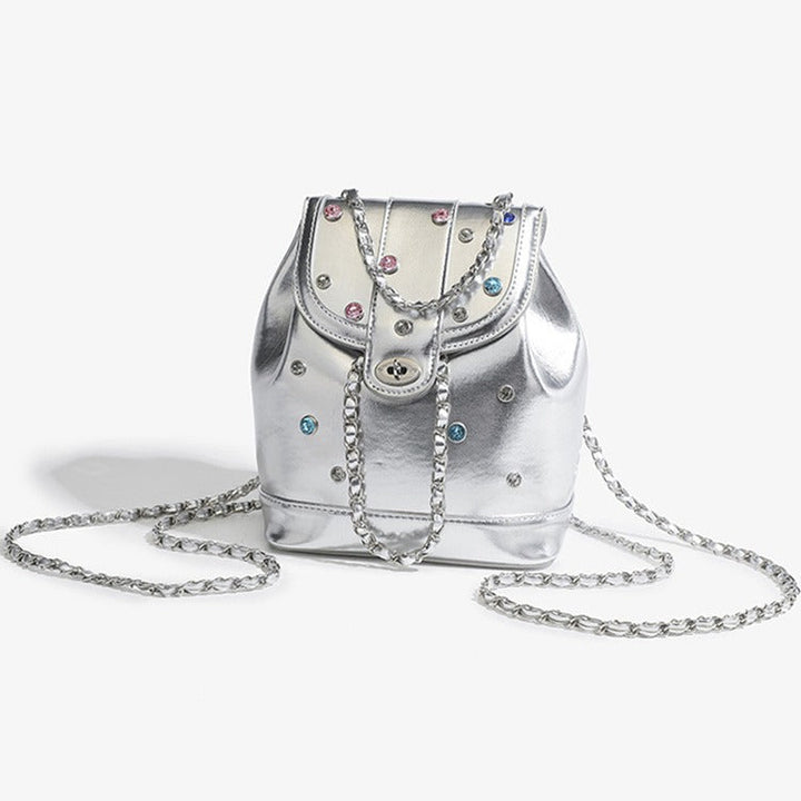 Glamorous Metallic Drawstring Bag Kalsten