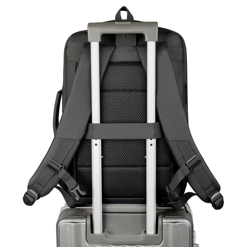 More modern laptop backpack with practical USB connection and innovative compartment system Kalsten